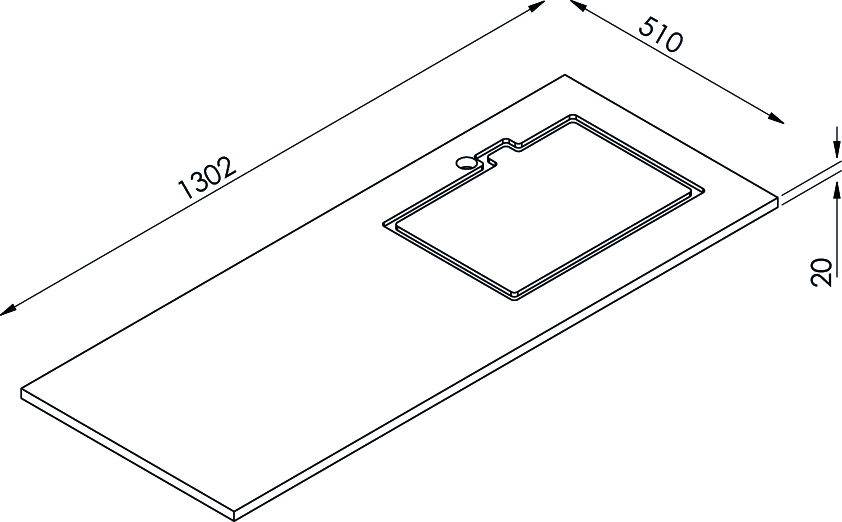 Porte-rideau droit réglable de 0,80 à 1,40 m (réf. 359) - DELABIE