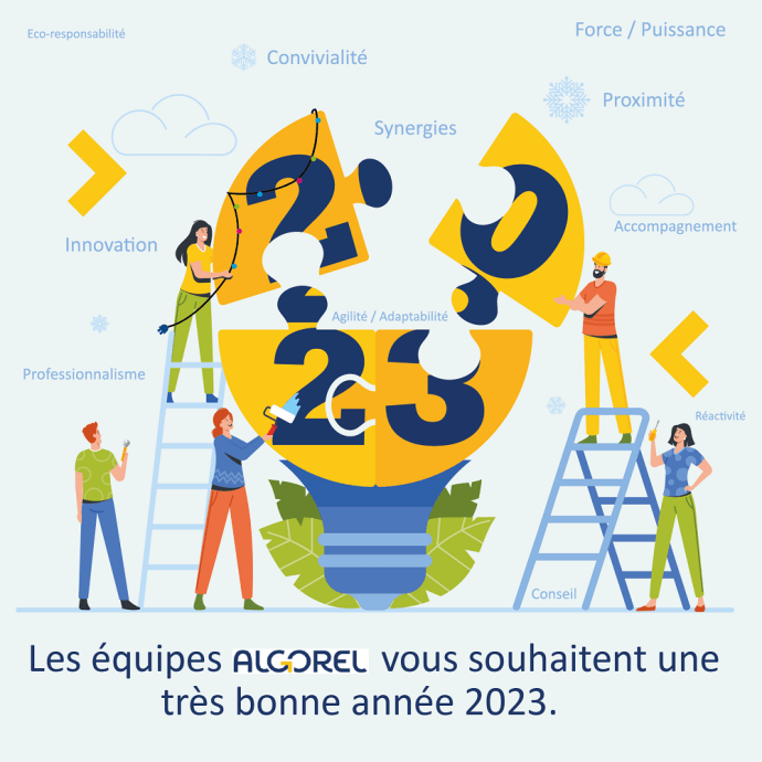 Algorel vous souhaite une belle année 2023 !